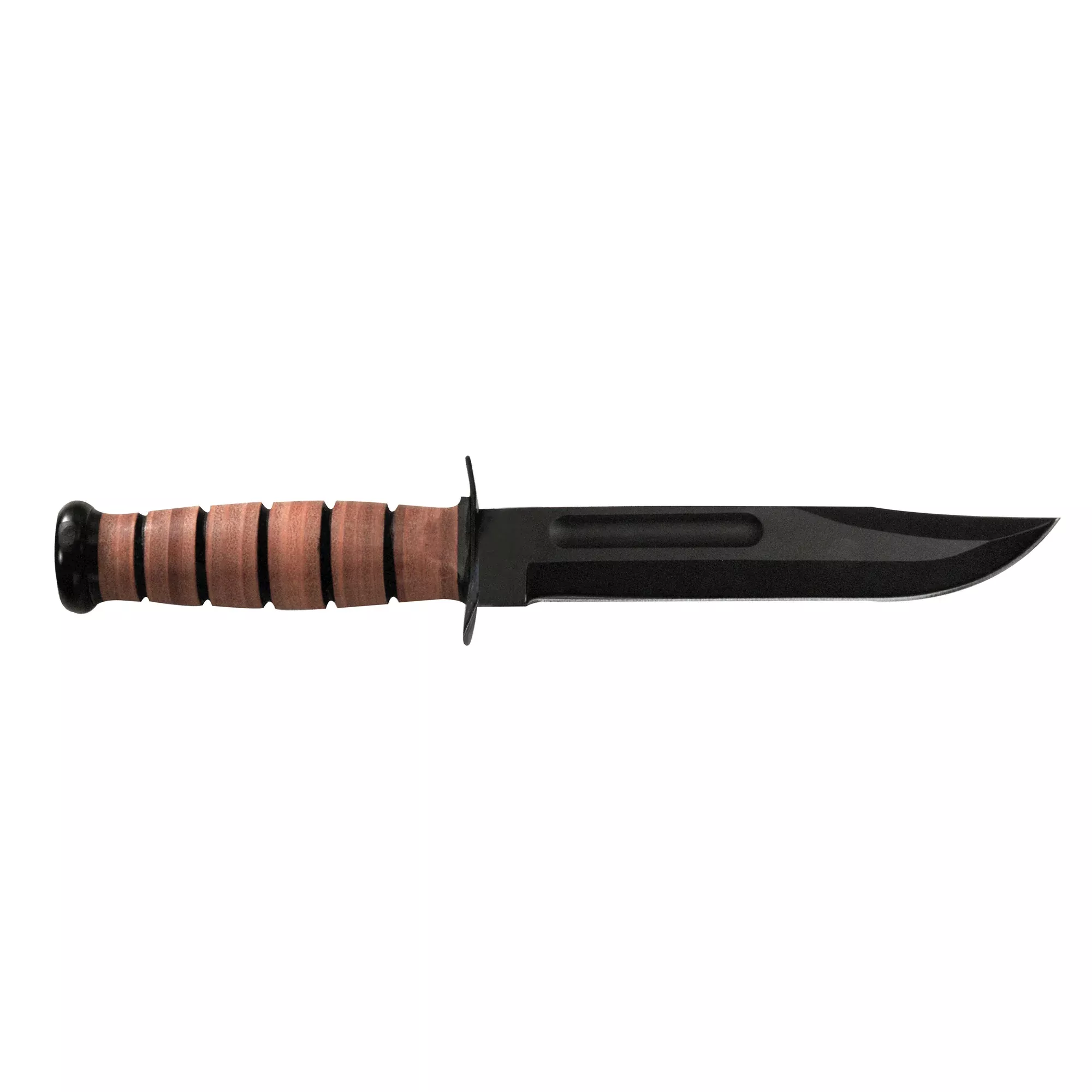 KA-BAR USMC Fighting/Utility Knife 7" Fixed Blade with Leather Sheath – KBAR1217