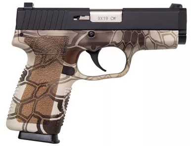 KAHR ARMS CW9 9MM 3.5" 7+1 STAINLESS STEEL KRYPTEK FRAME BLEM