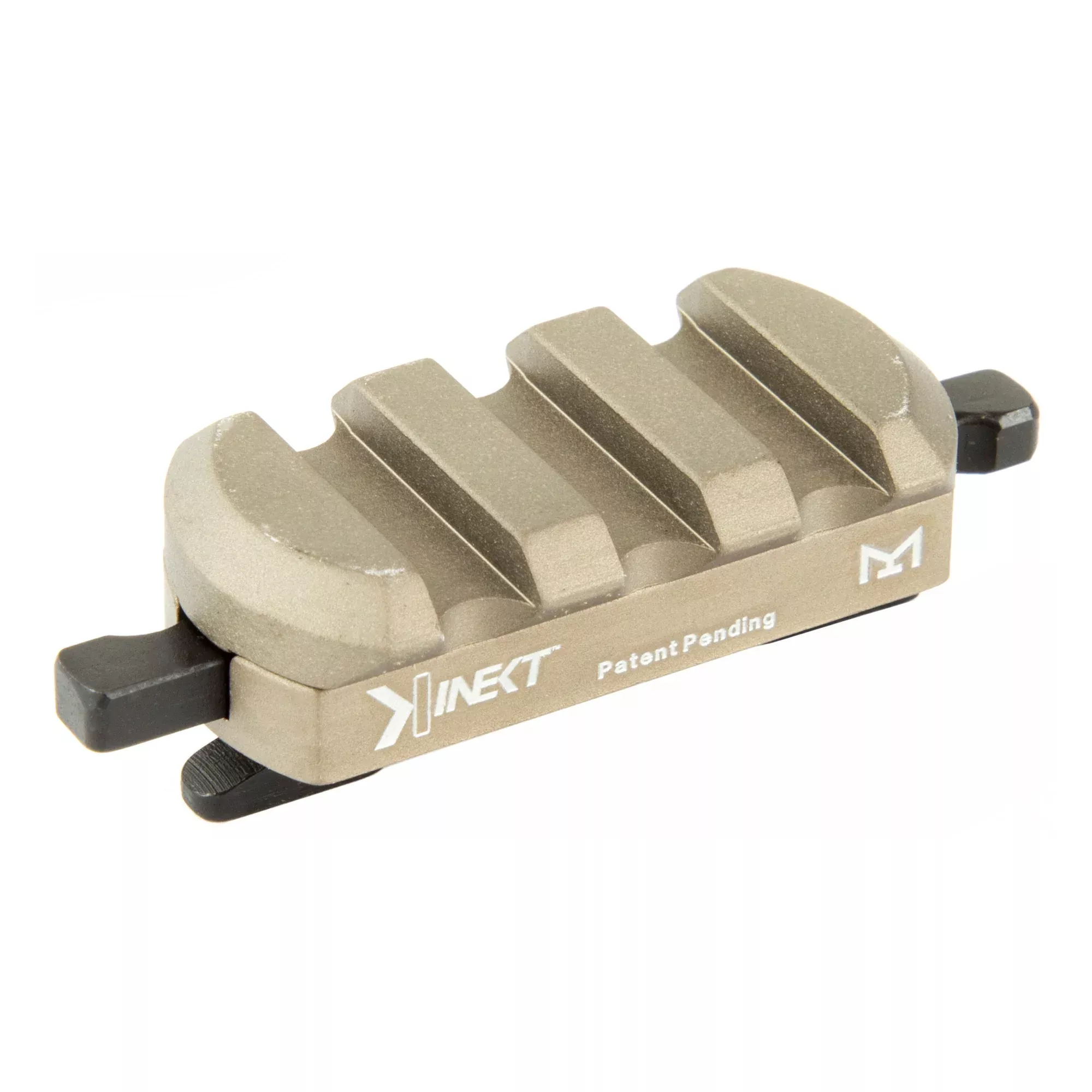 KDG KINECT M-LOK Single 3-Slot Picatinny Rail Section – Brown