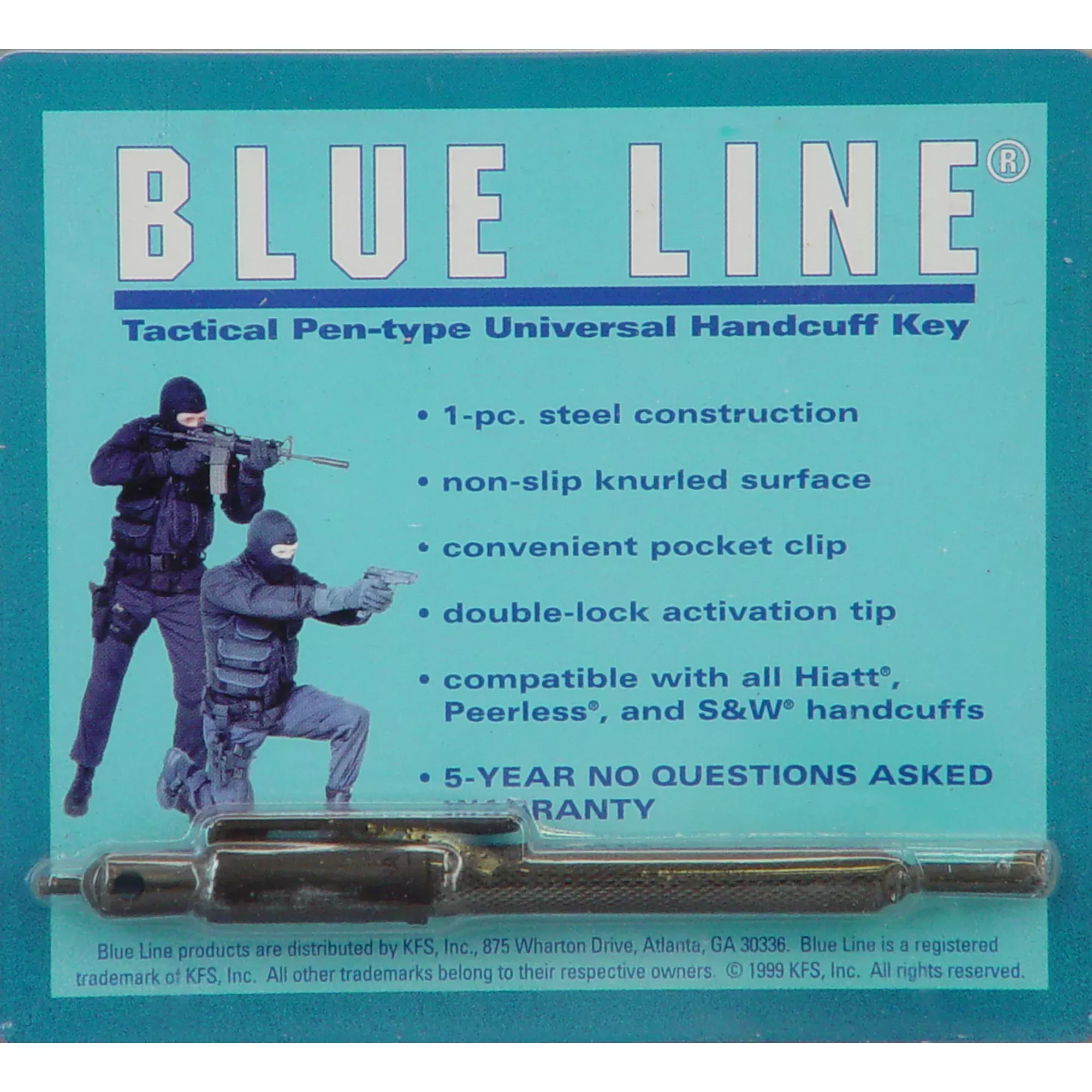 Keng's Pen Type Handcuff Key with Clip – Discreet Backup Tool