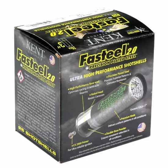 KENT FASTEEL 20GA 3" 7/8OZ #2-SHOT, 25RD BOX