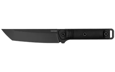 Kershaw Atreides Fixed Blade Knife – 5.7" Black Coated Blade with Sheath