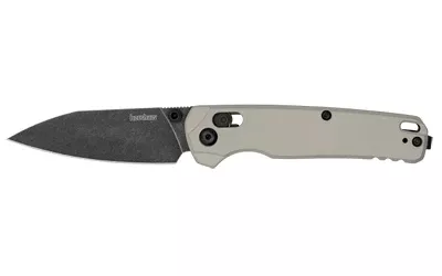 Kershaw Bel Air Folding Knife – 3.1" Plain Edge Black Aluminum