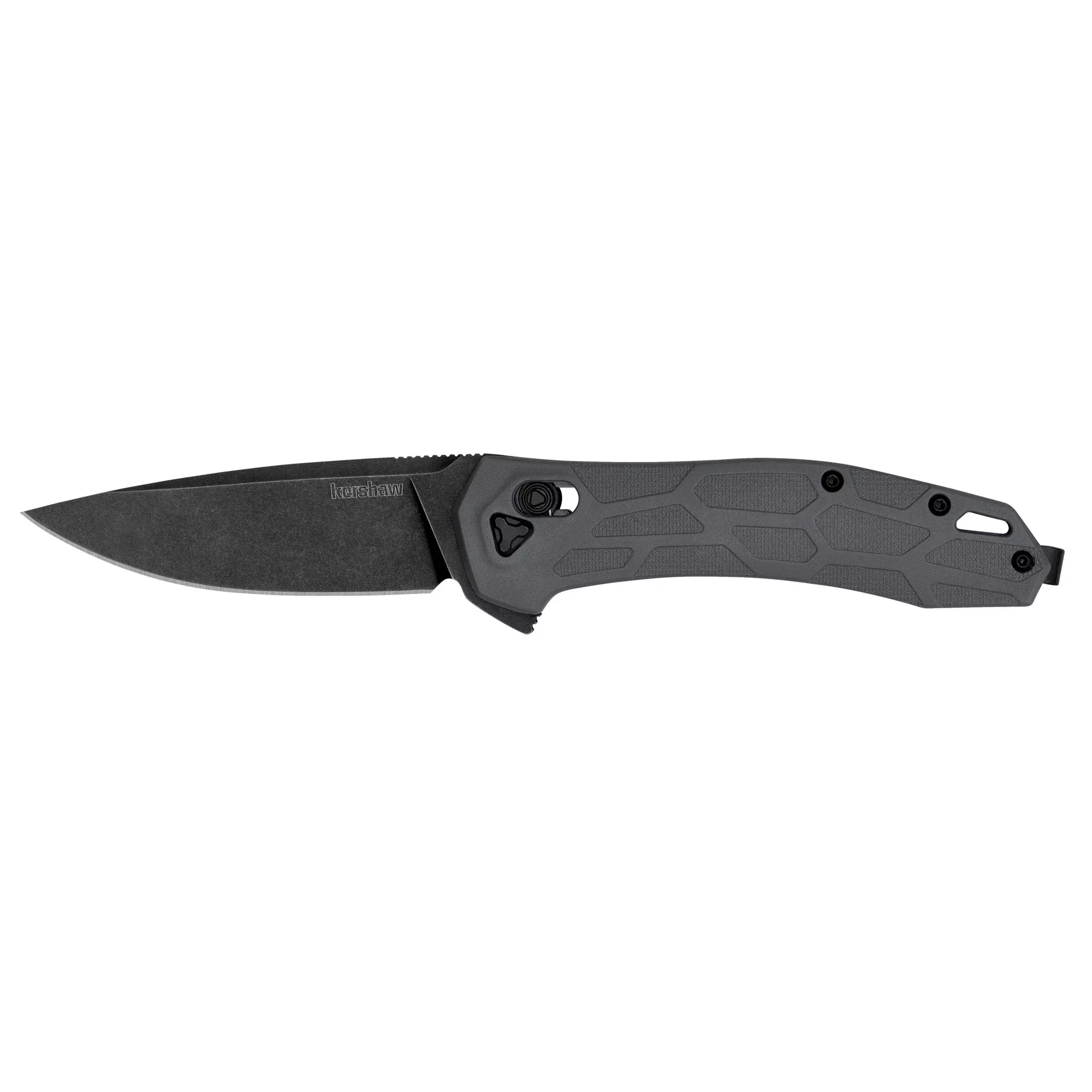 Kershaw Covalent 3.2" Folding Knife – Gray/Blackwash Finish
