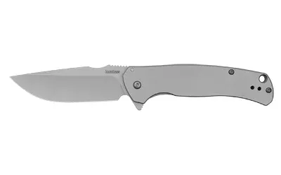Kershaw Scour 3.3" Bead-Blasted Folding Knife – EDC Framelock with SpeedSafe Assist