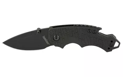 Kershaw Shuffle 2.4" Folding Knife – Black Oxide Blade with Bottle Opener