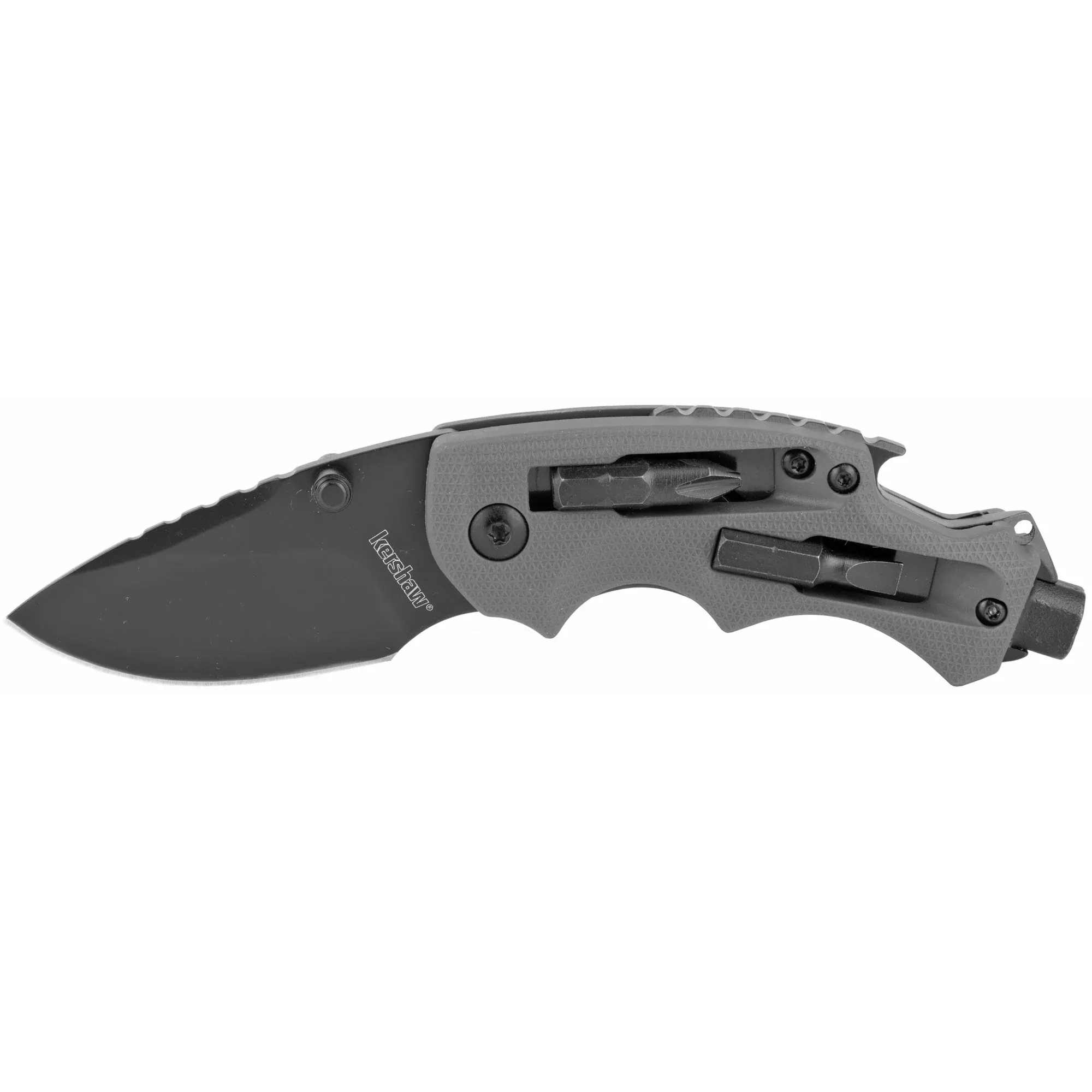 Kershaw Shuffle DIY 2.4" Folding Knife – Gray/Black Multi-Tool EDC