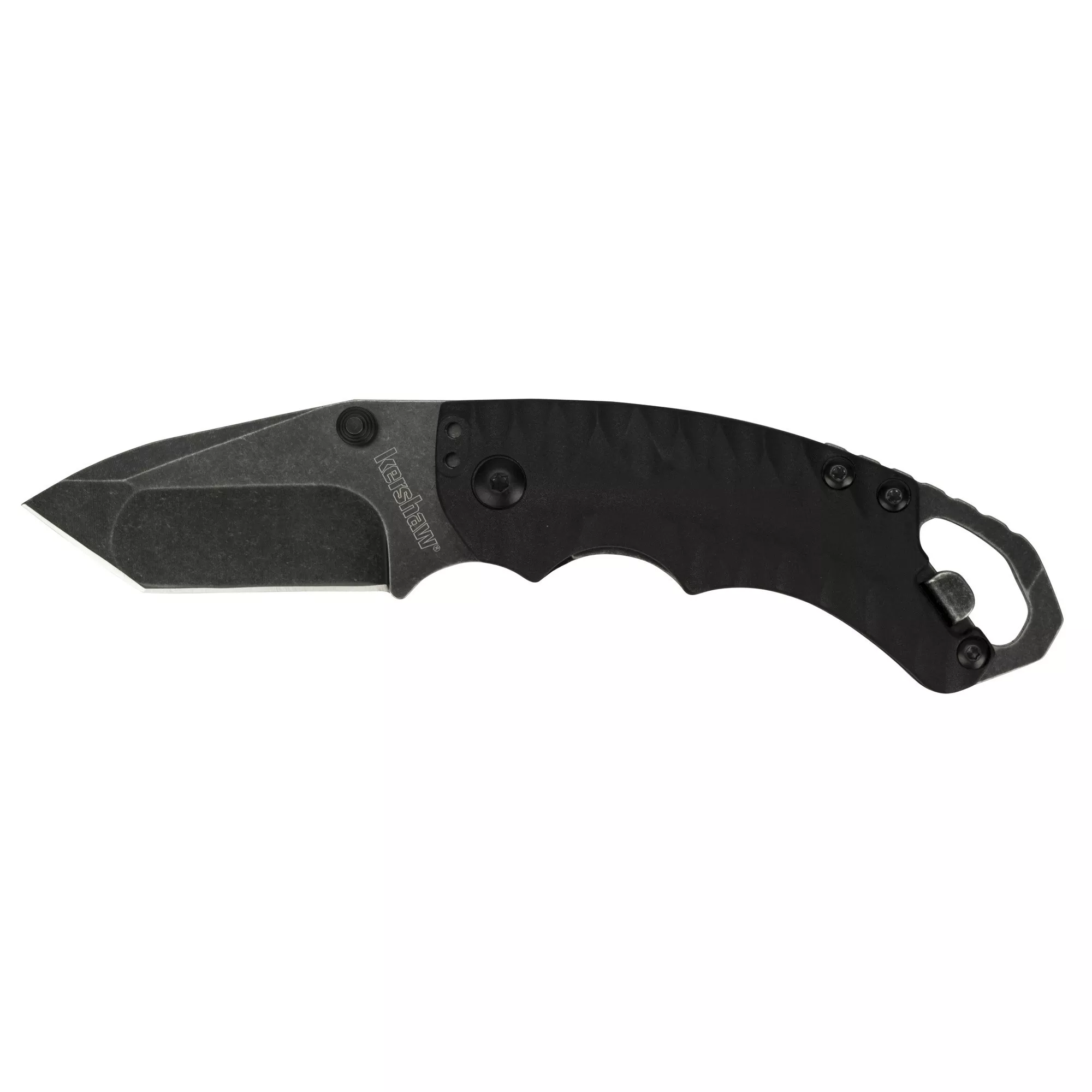 Kershaw Shuffle II Folding Knife Tato Blade 2.6" Black Handle