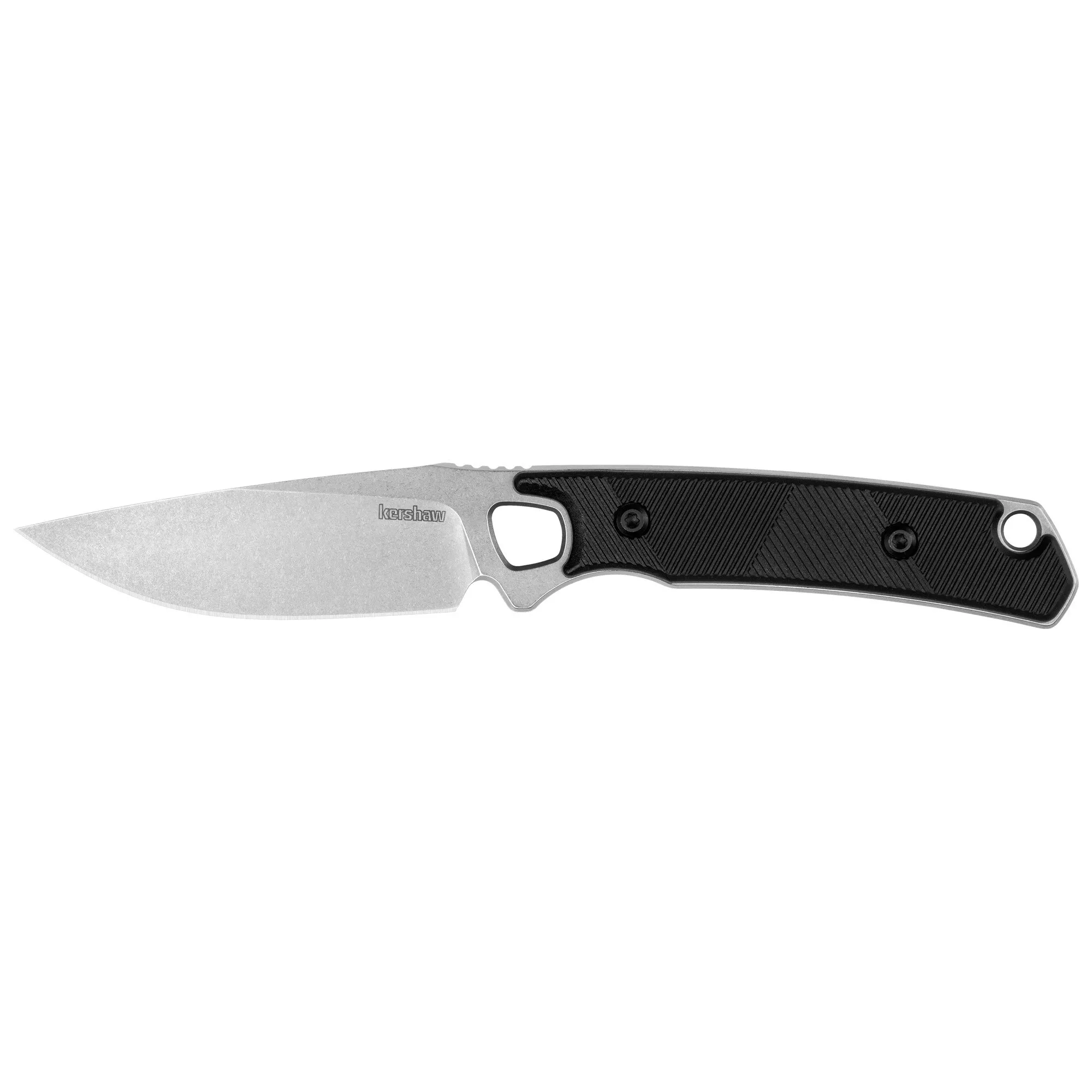 Kershaw Steppe Fixed Blade Knife Plain Edge Blade 3.55" Polypropylene and Rubber Handle