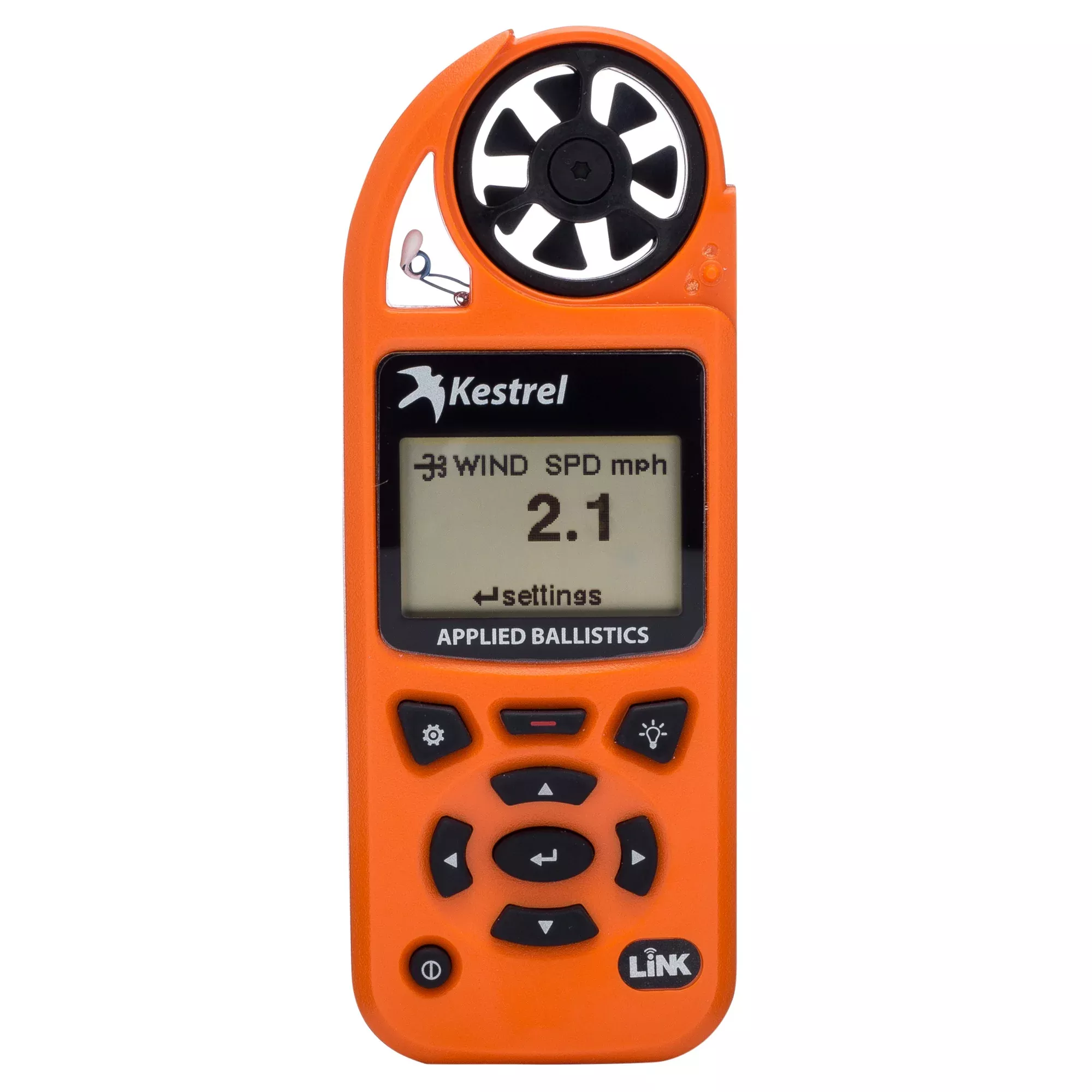 Kestrel Elite Weather Meter with Applied Ballistics and Link – Orange