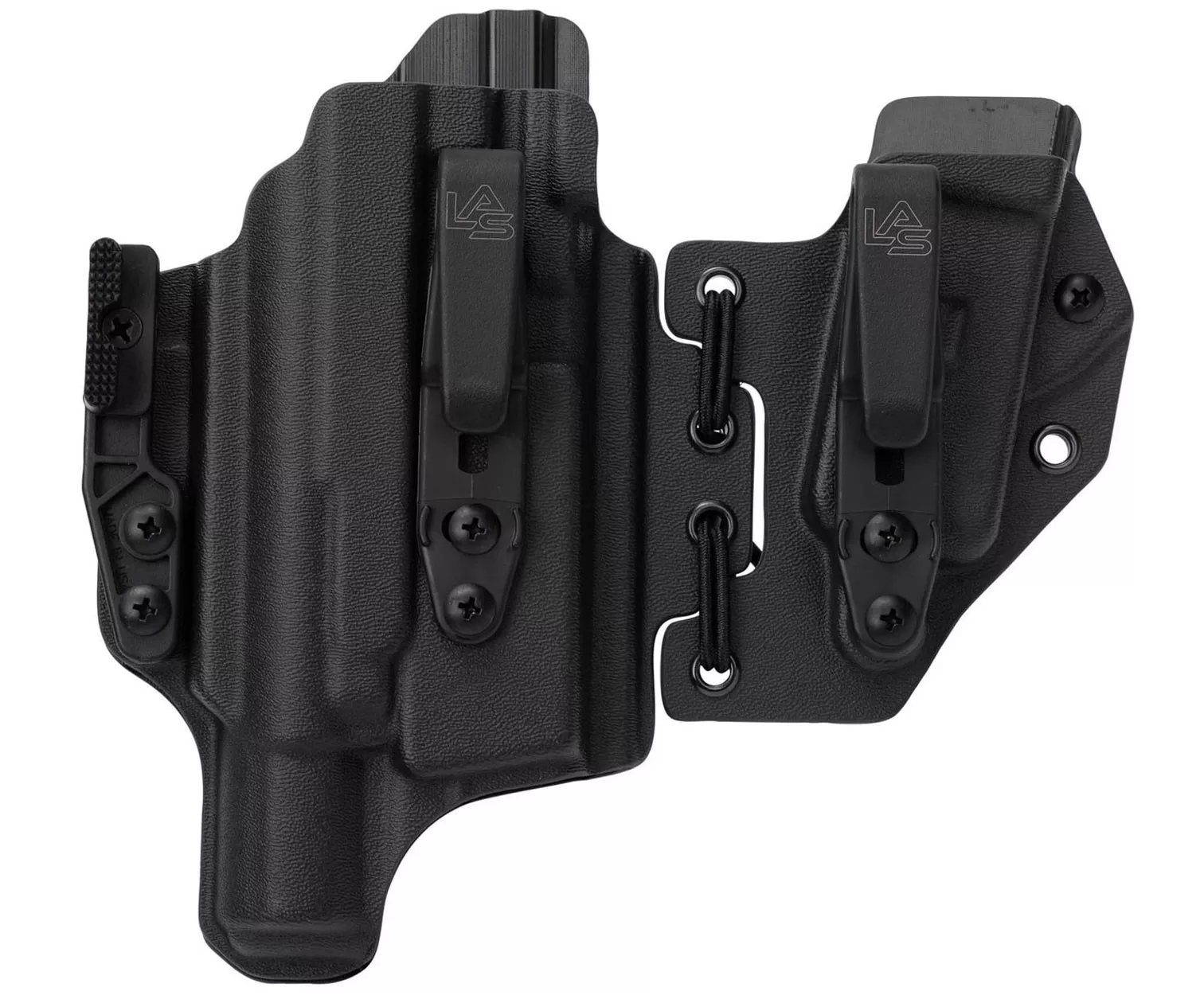 LAS Concealment Glock 19 w/TLR-1 Ronin L3.0 Light Bearing IWB Holster RH Black