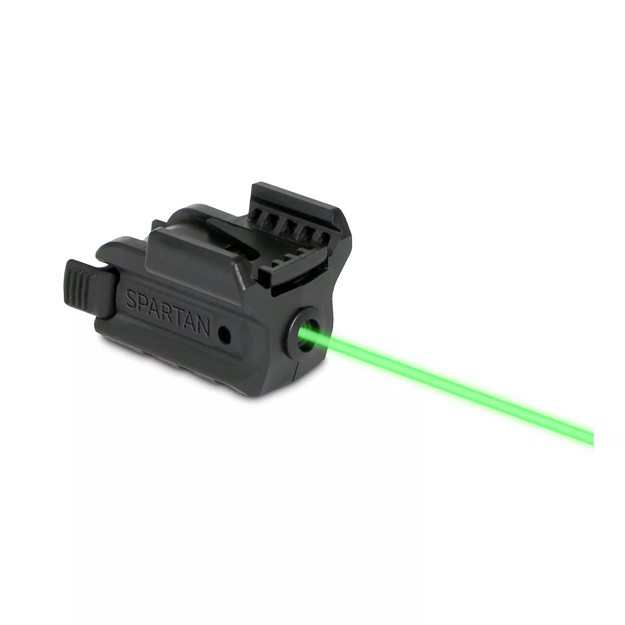 LaserMax Spartan Rail Mounted Laser Green – Universal Picatinny/Weaver Compatible