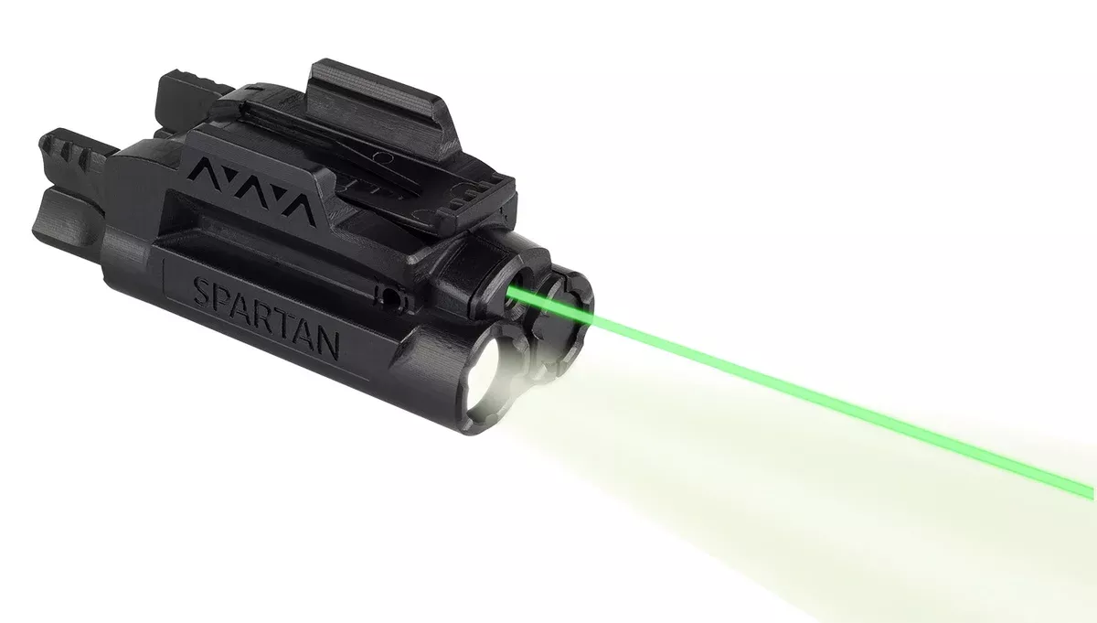 LaserMax SPSCG Green Spartan Light/LaserBlack120 Lumens White LED