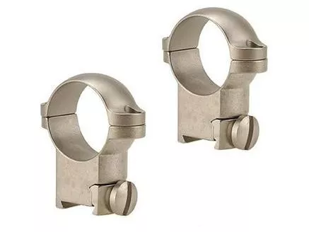 Leupold 2-Piece Solid Steel Ring Mount Sako 1" High Silver