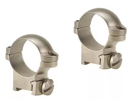 Leupold 2-Piece Solid Steel Ring Mount Sako 1" Med Silver