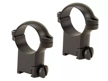 Leupold 2-Piece Solid Steel Ring Mounts Sako 1" Super High Matte Black