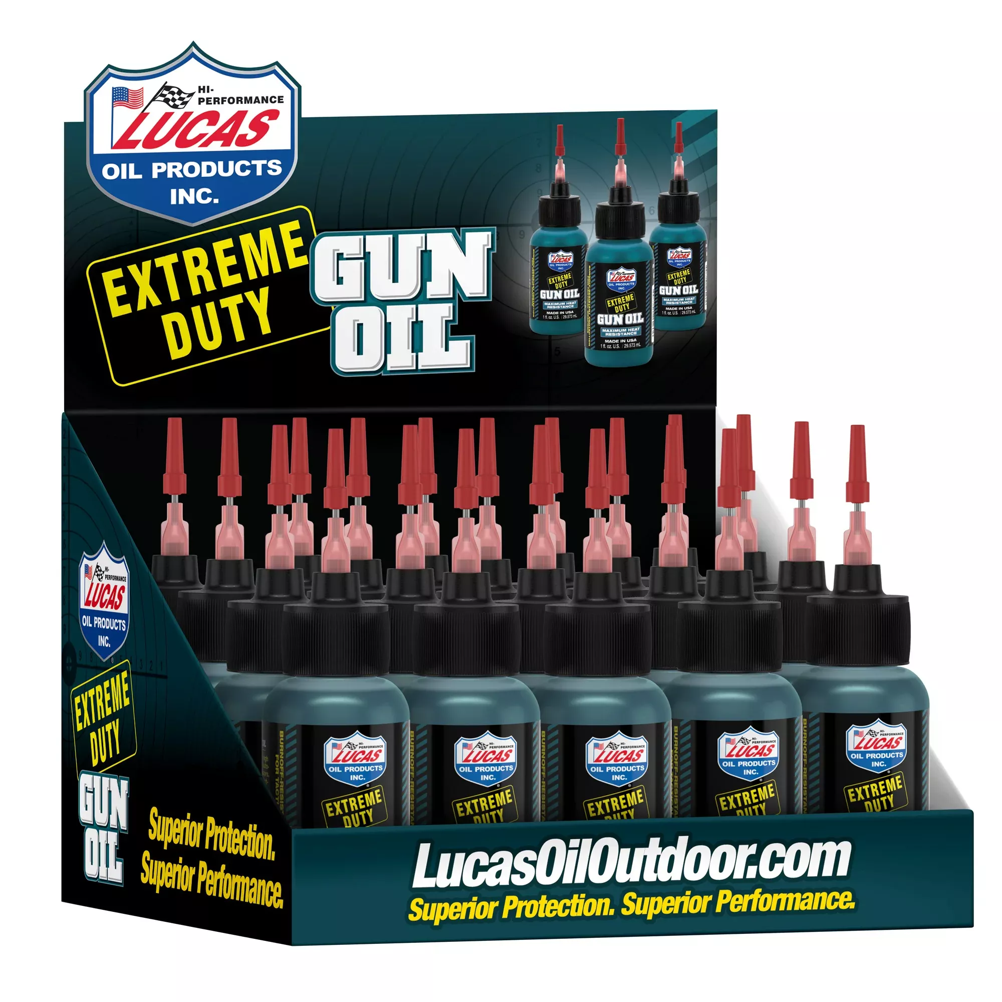 Lucas Oil Extreme Duty Gun Oil 1 oz – 20-Pack Case