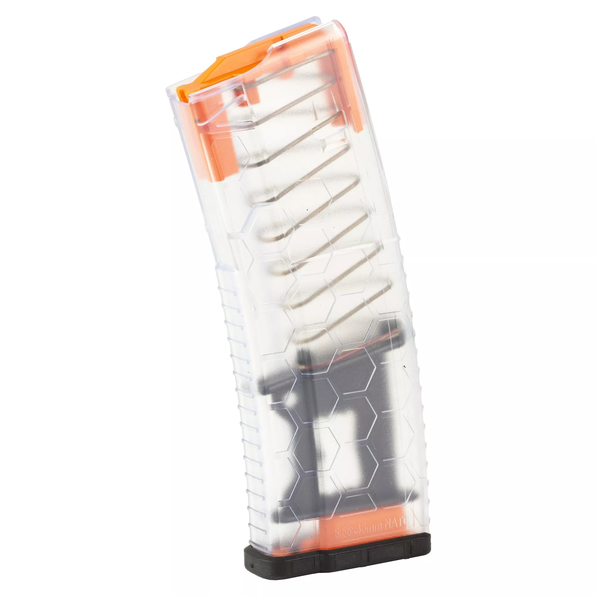 Magazine AR-15 HEXMAG Hexview Series II 5.56mm 15Rd/30Rd Body Translucent Clear