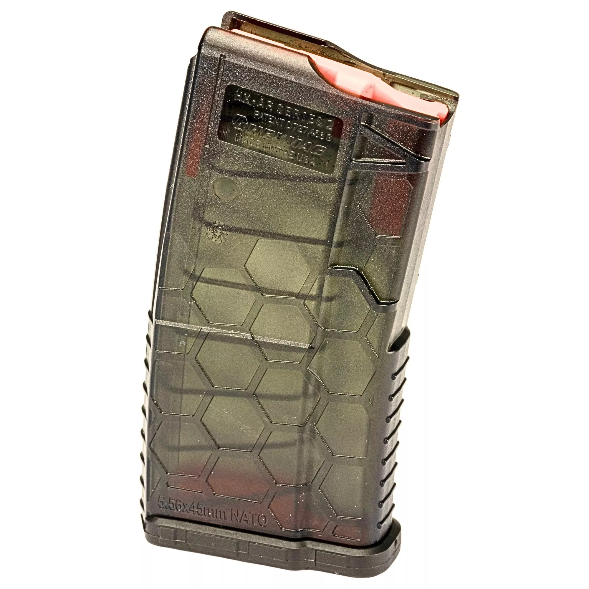 Magazine HEXMAG Series II Shorty AR-15 5.56mm 20Rd Translucent Smoke