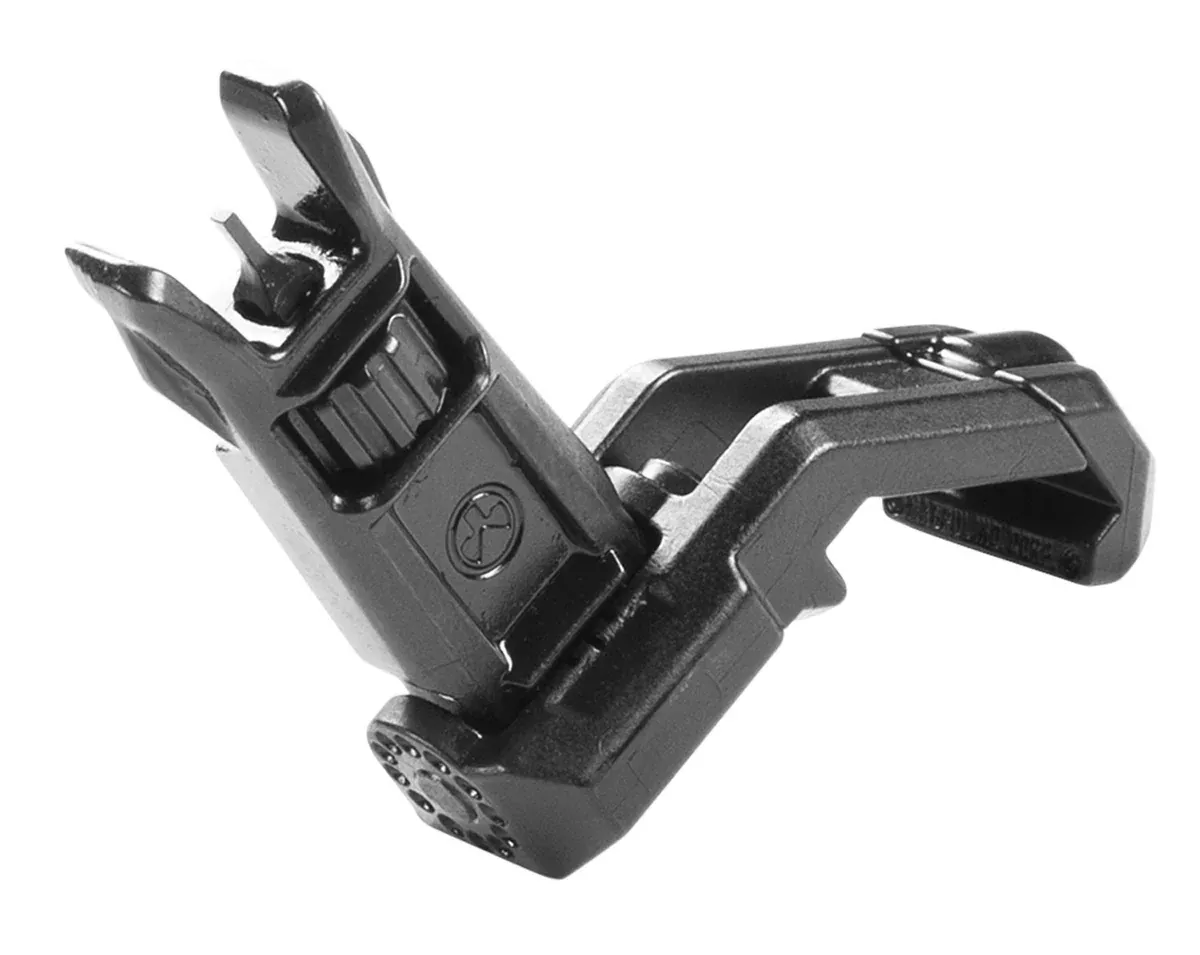 Magpul MAG525-BLK MBUS Pro Offset Sight FrontQPQ Melonited Steel Construction for AR-15