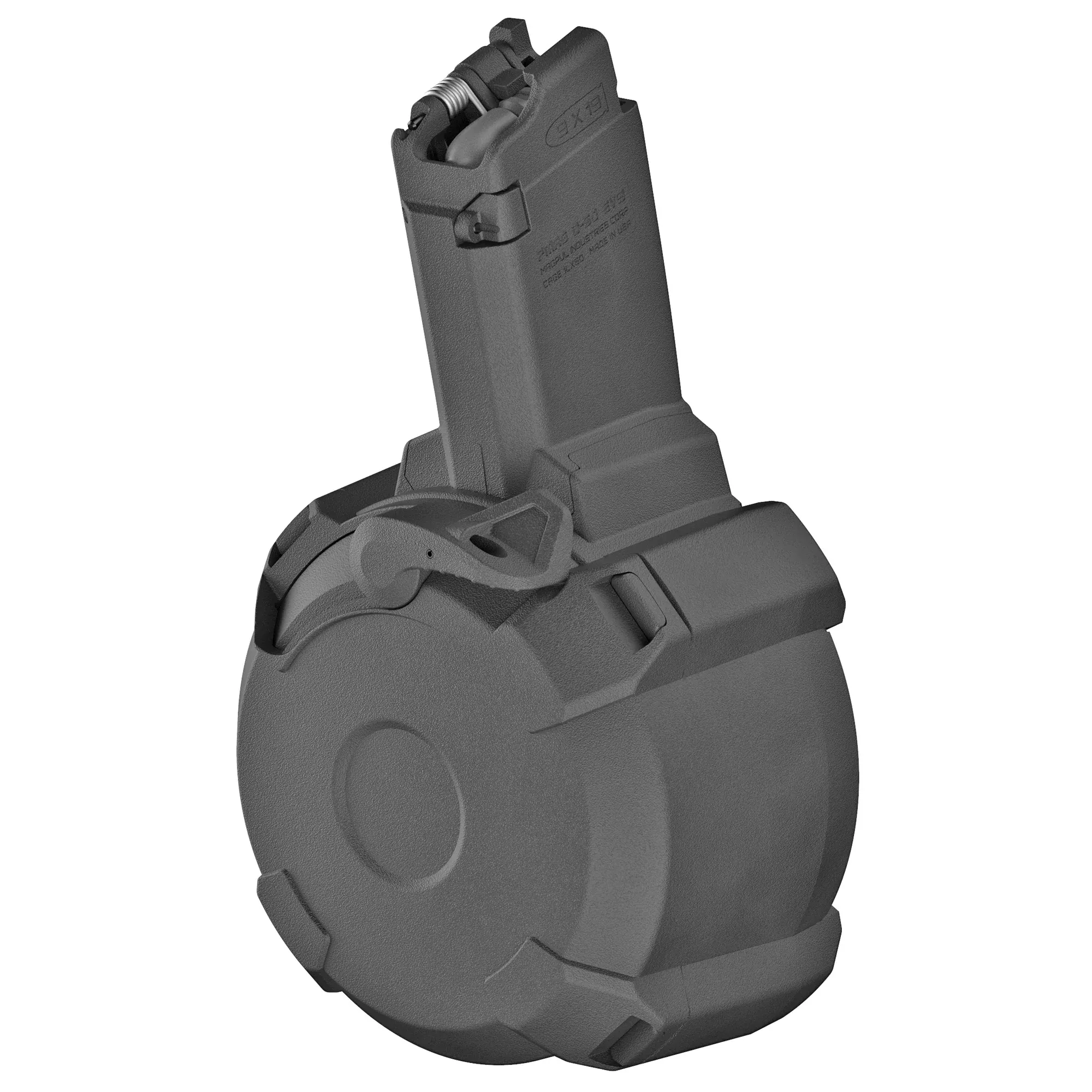 Magpul PMAG D-50 CZ Scorpion 9mm 50-Round Drum Magazine – CZ Scorpion EVO 3