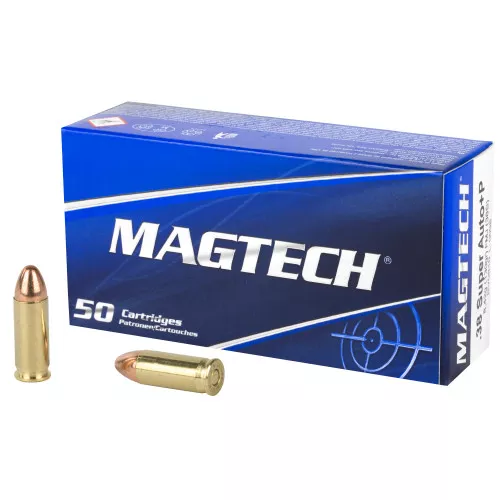 Magtech - 38 Super +P 130gr FMJ - 50 Rds