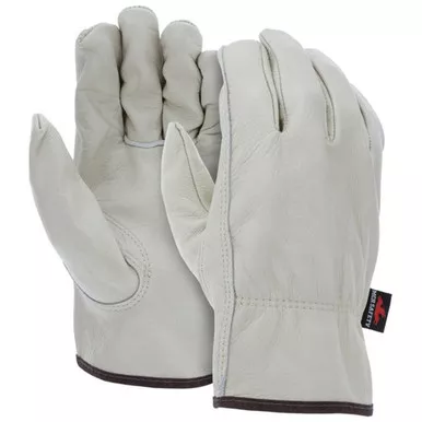 MCR Safety 3211 Select Grain Unlined Cow Leather Drivers Work Gloves