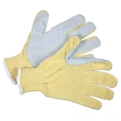MCR Safety 9380 Cut Pro 7 Gauge Kevlar w/ Cotton Interior, Split Leather Palm, Cut Resistant Work Gloves