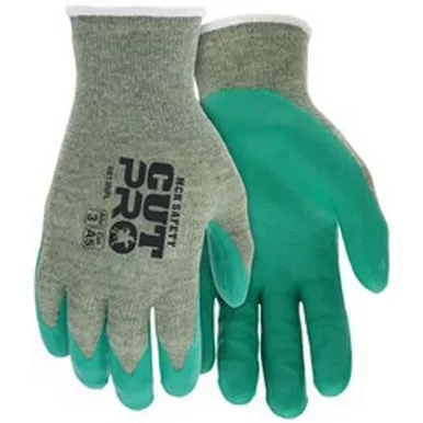 MCR Safety 9813NF Cut Pro 13 Gauge ARX Aramid Shell, Green Nitrile Foam Coated Palm & Fingertips, ActiFresh Treated, Cut, Abrasion & Puncture Resistant Work Gloves