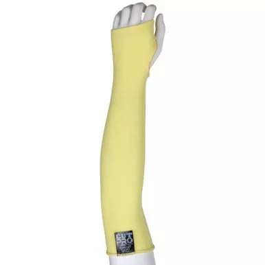 MCR Safety SA9378T Cut Pro 7 Gauge ARX Aramid Material, Cut Resistant Sleeve 18" x 3" w/ Thumb Slot