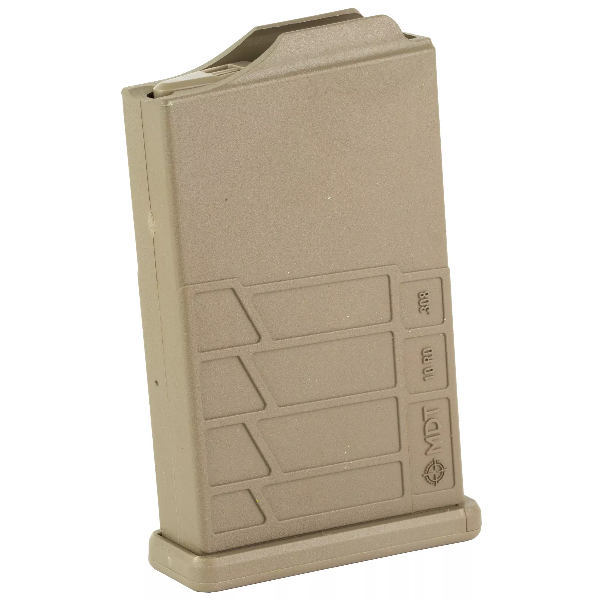 MDT AICS 308/6.5 Creedmoor 10-Round Polymer Magazine – Flat Dark Earth