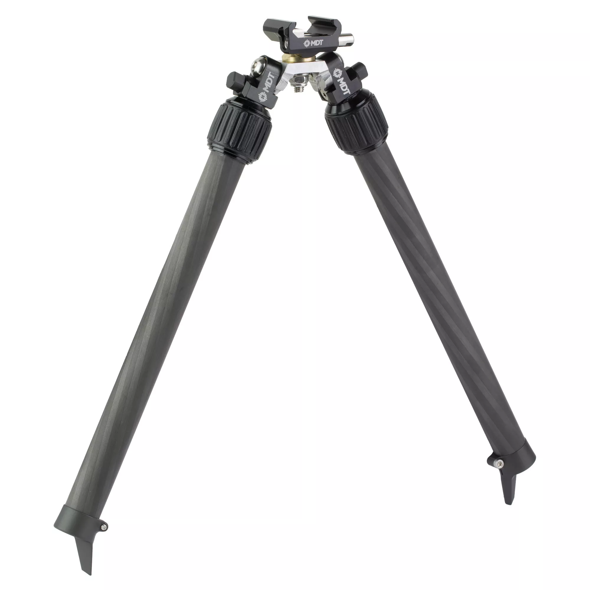 MDT Backcountry Bipod Picatinny Carbon Fiber Legs 8.3"-13.8" Black