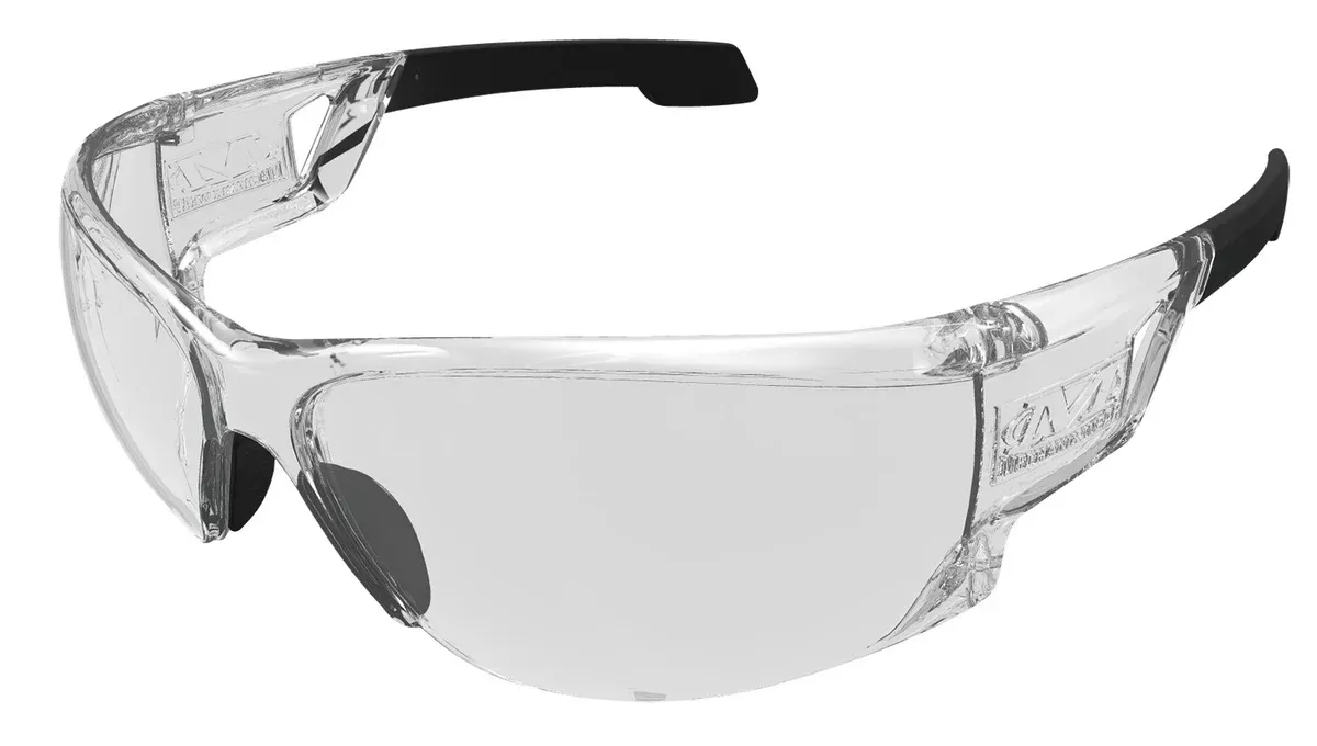 Mechanix Wear VNS10AABU Type-NOSFA Clear Lens Anti-Scratch Black Frame