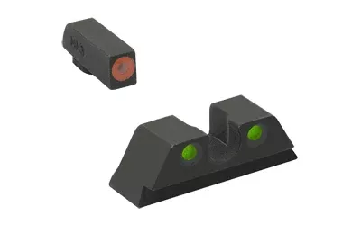Meprolight Hyper-Bright Night Sights for S&W M&P Shield – Orange/Green Tritium