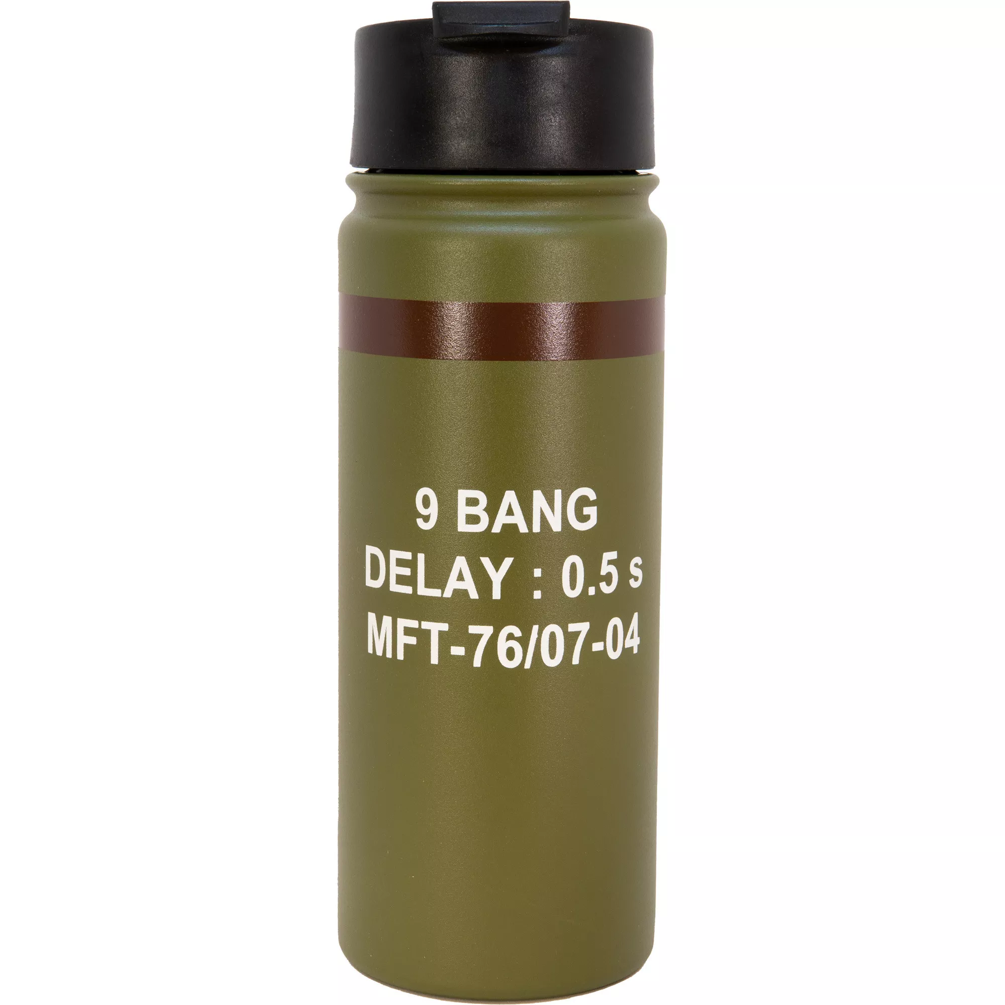 MFT 9-Bang Flip Up Top Tumbler 16oz Green