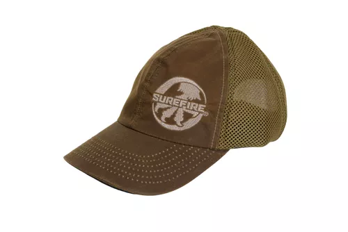 Microtech & SureFire Collaboration Hat - Brown Offset Logo