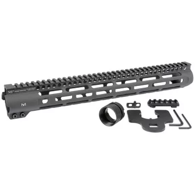 Midwest Industries Slim Line One Piece Free Float Handguard, M-LOK