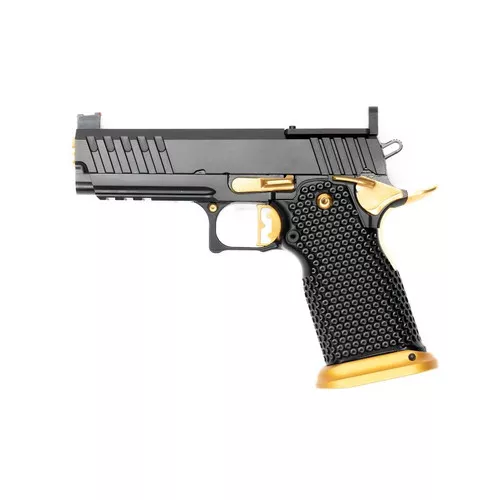 MPA DS9 Commander 9mm 4.25" Pistol - Black & Gold
