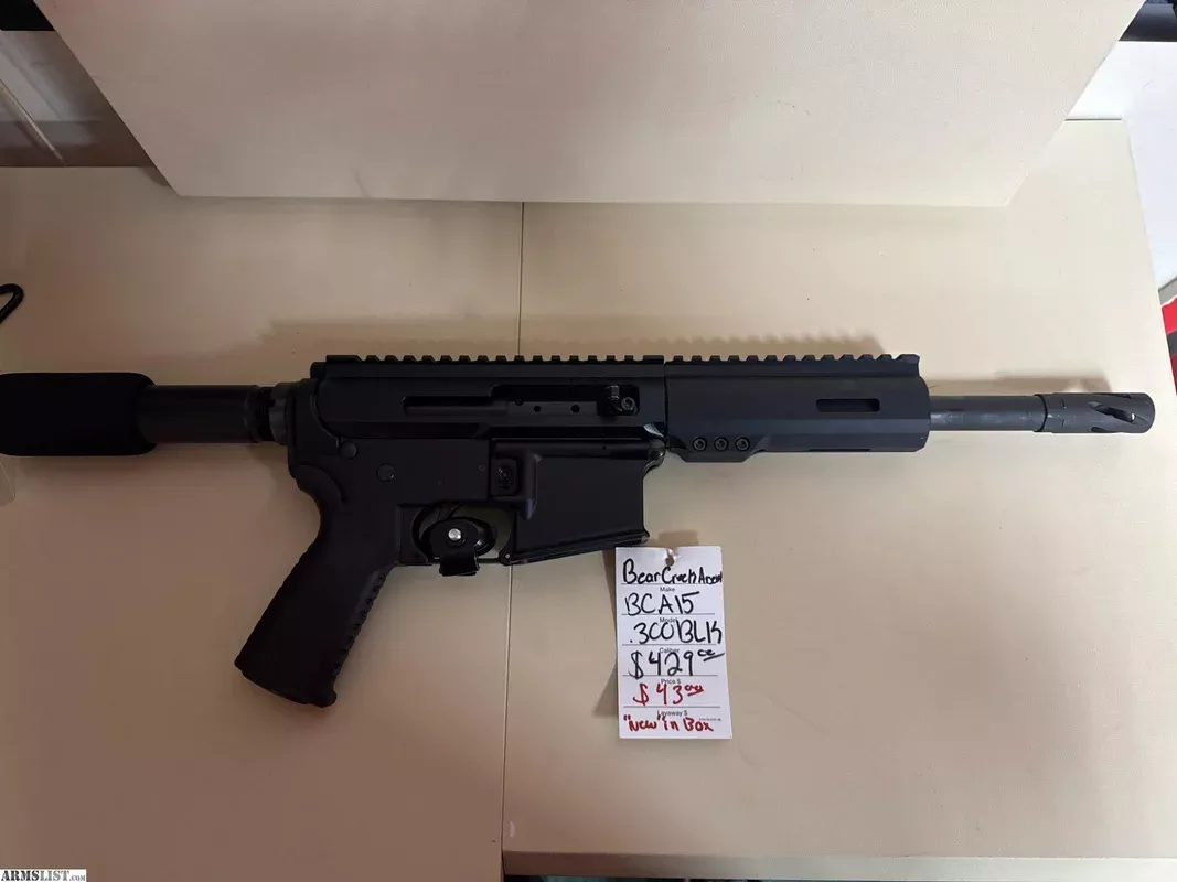 “New” Bear Creek Arsenal BCA15 .300BLk from Quik Pawn Shop near Birmingham, AL
