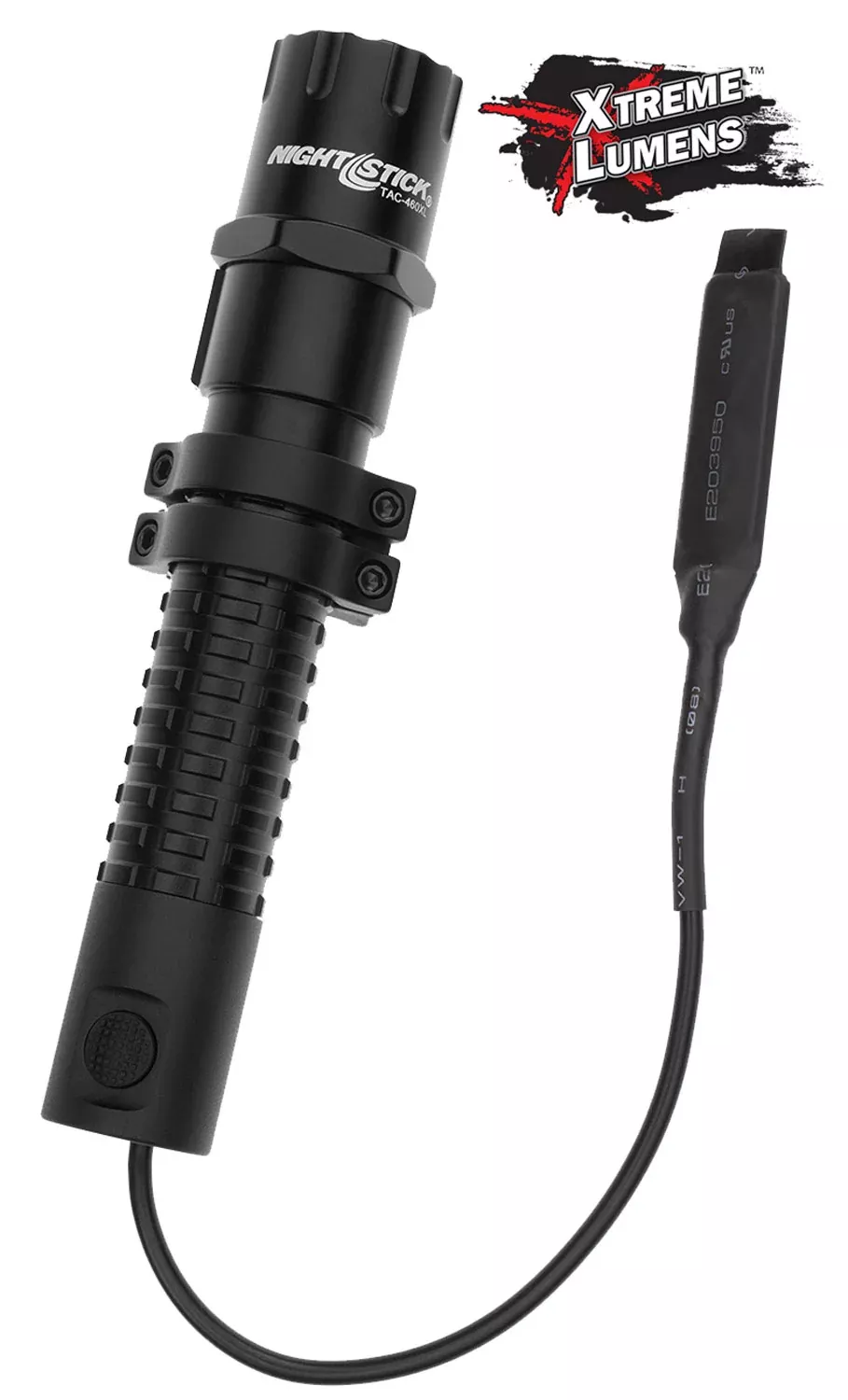 Nightstick TAC460XLK01 Tactical Long Gun Light KitBlack Anodized 800 Lumens White LED