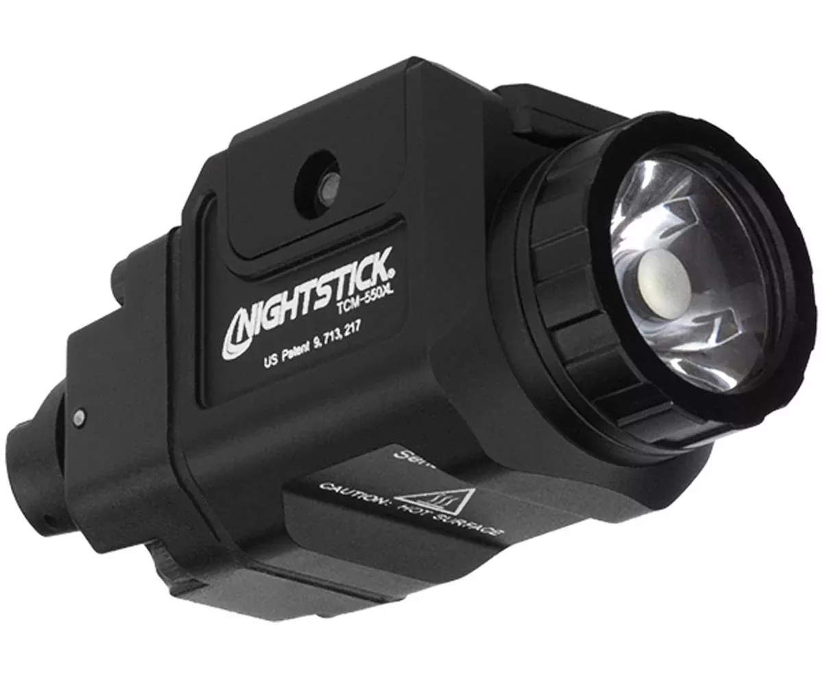 Nightstick TCM550XL Compact Weapon-Mounted LightBlack Anodized 550 Lumens White LED