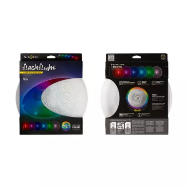 Nite Ize FFD-07S-R8 Flashflight Light Up Flying Disc with Disc-O Select™