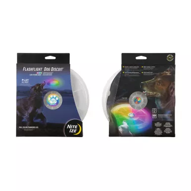 Nite Ize FFDD-07-R8 Flashflight Dog Discuit™ LED Flying Disc