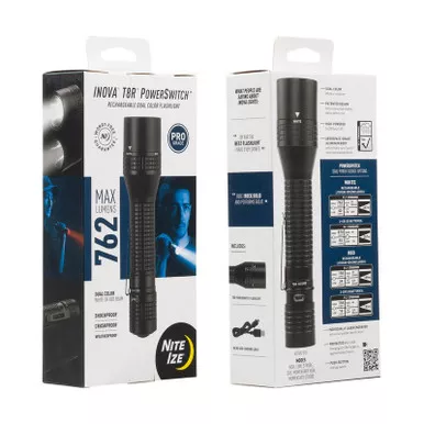 Nite Ize T8RA-01-R8 INOVA T8R PowerSwitch™ Rechargeable Dual Color Flashlight