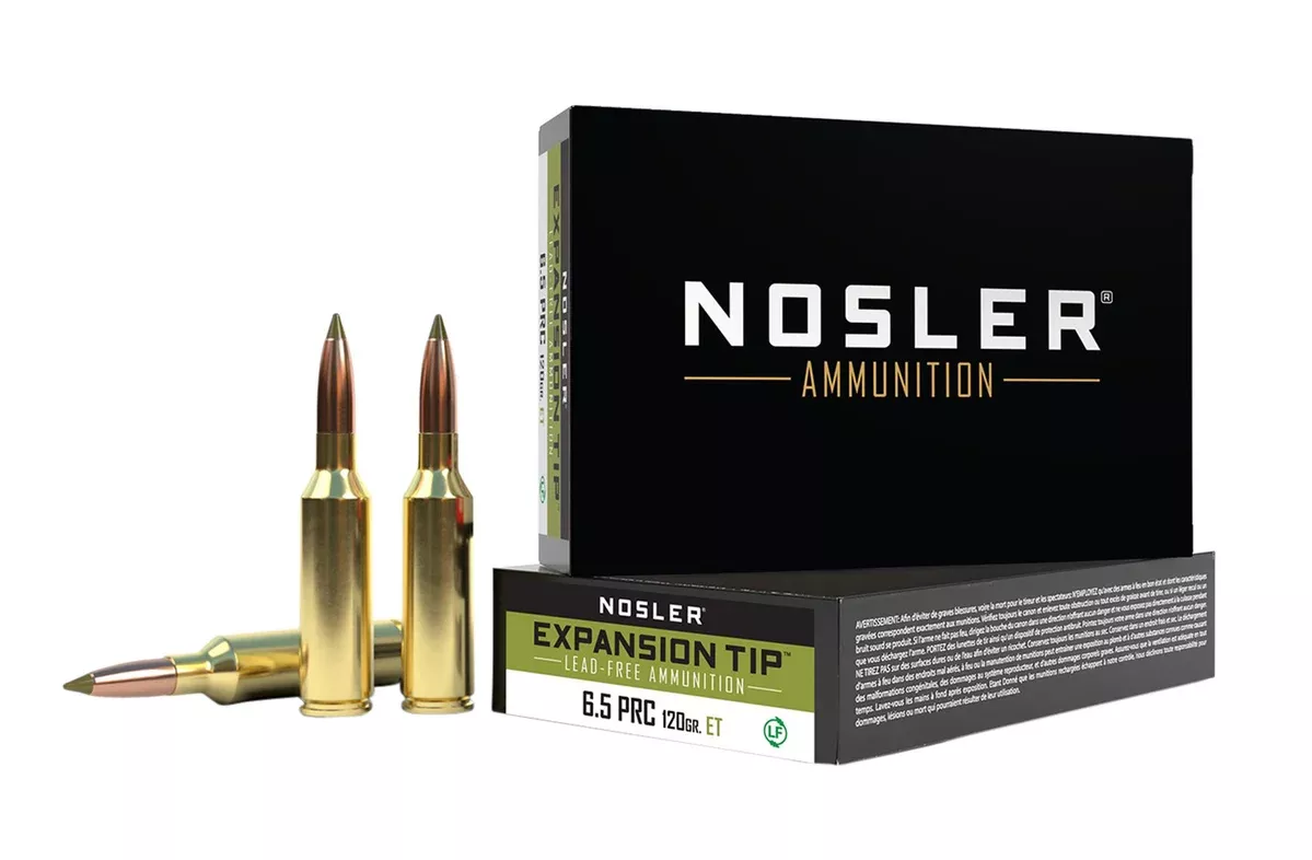 Nosler 40688 E-Tip6.5PRC 120gr Spitzer E Tip Lead Free 20 Per Box/10 Case