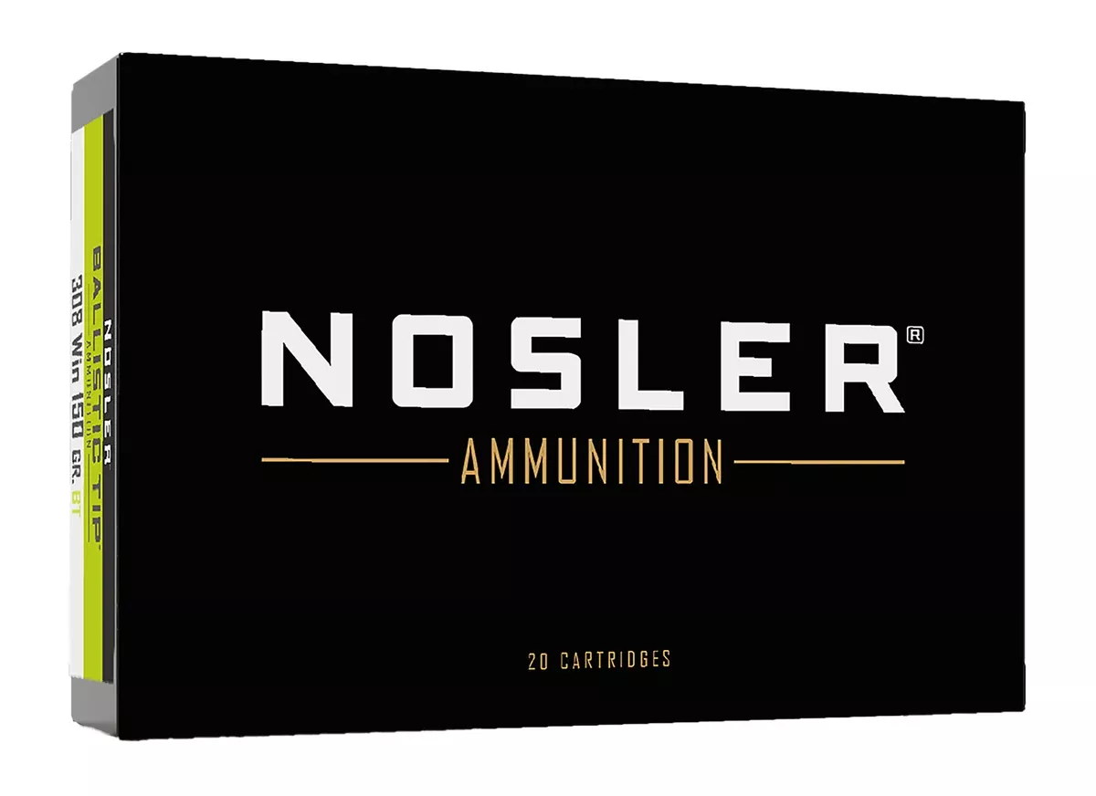 Nosler 61028 Ballistic Tip308Win 150gr Spitzer Ballistic Tip Varmint 20 Per Box/10 Case