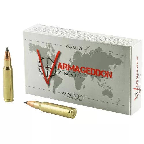 Nosler Varmageddon 308win 110gr Flat Base Tipped 20rd