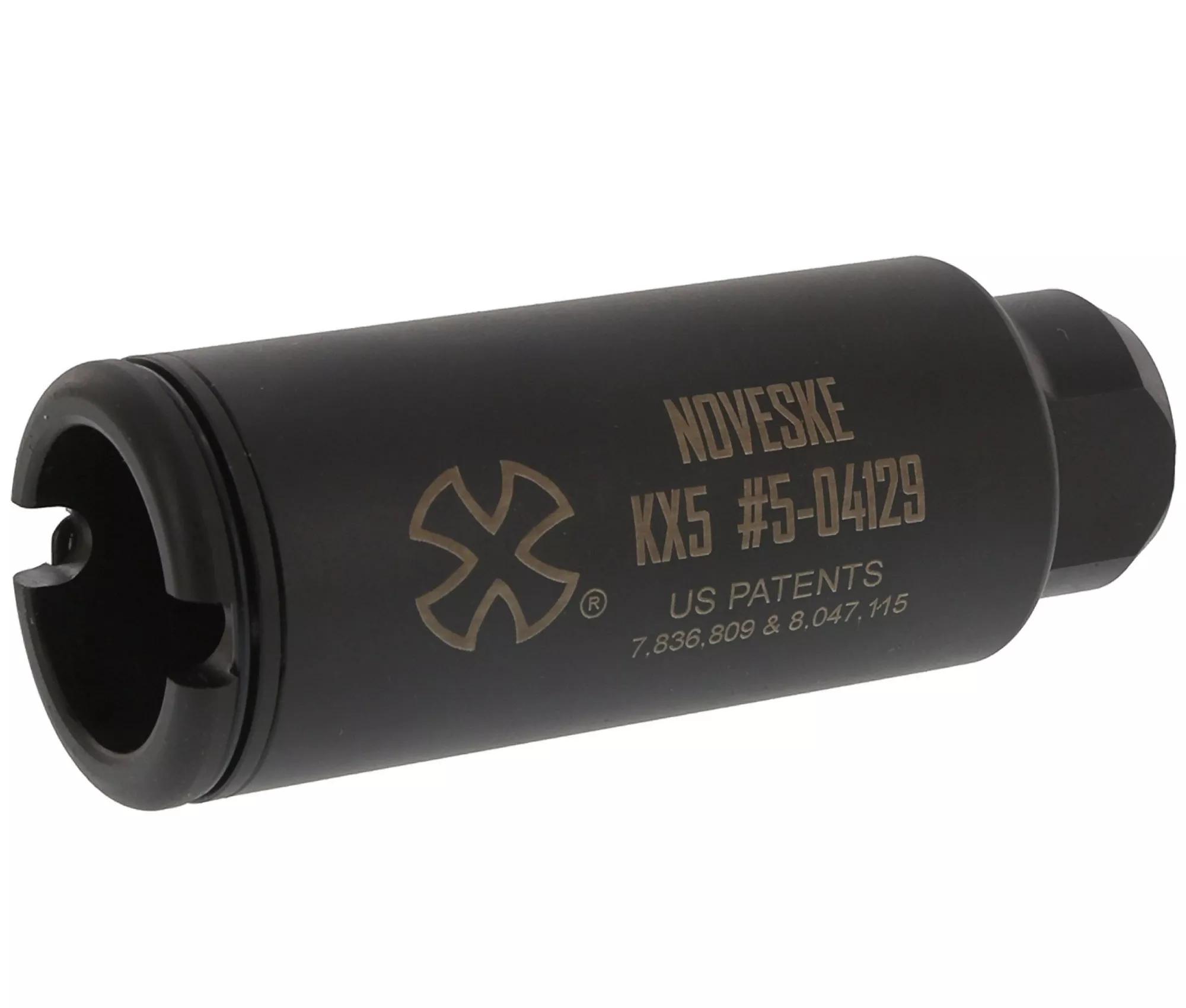 Noveske KX5 «Flaming Pig» Flash Suppressor Slim 1/2X28 Black