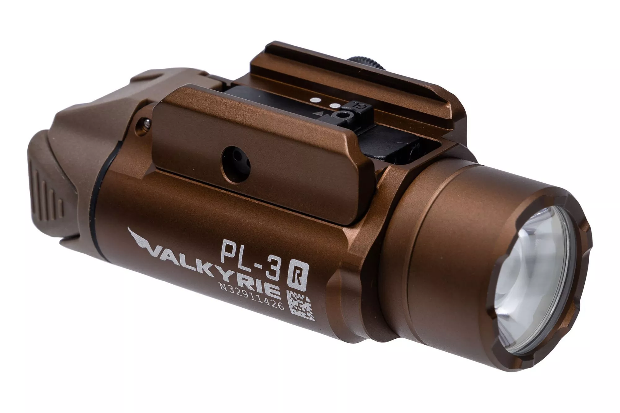 Olight PL-3R Valkyrie 1500 Lumen Rechargeable Mountable Tactical Flashlight Tan