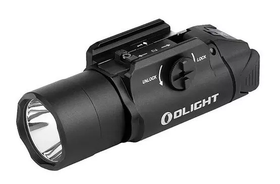 Olight PL Turbo Valkyrie 800 Lumen Long Range Rail Mount Flashlight Black
